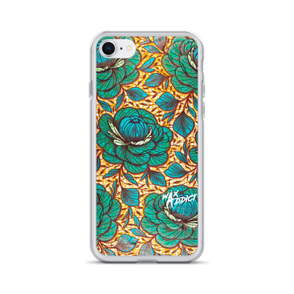 Coque Waxaddict Green flower pour iPhone